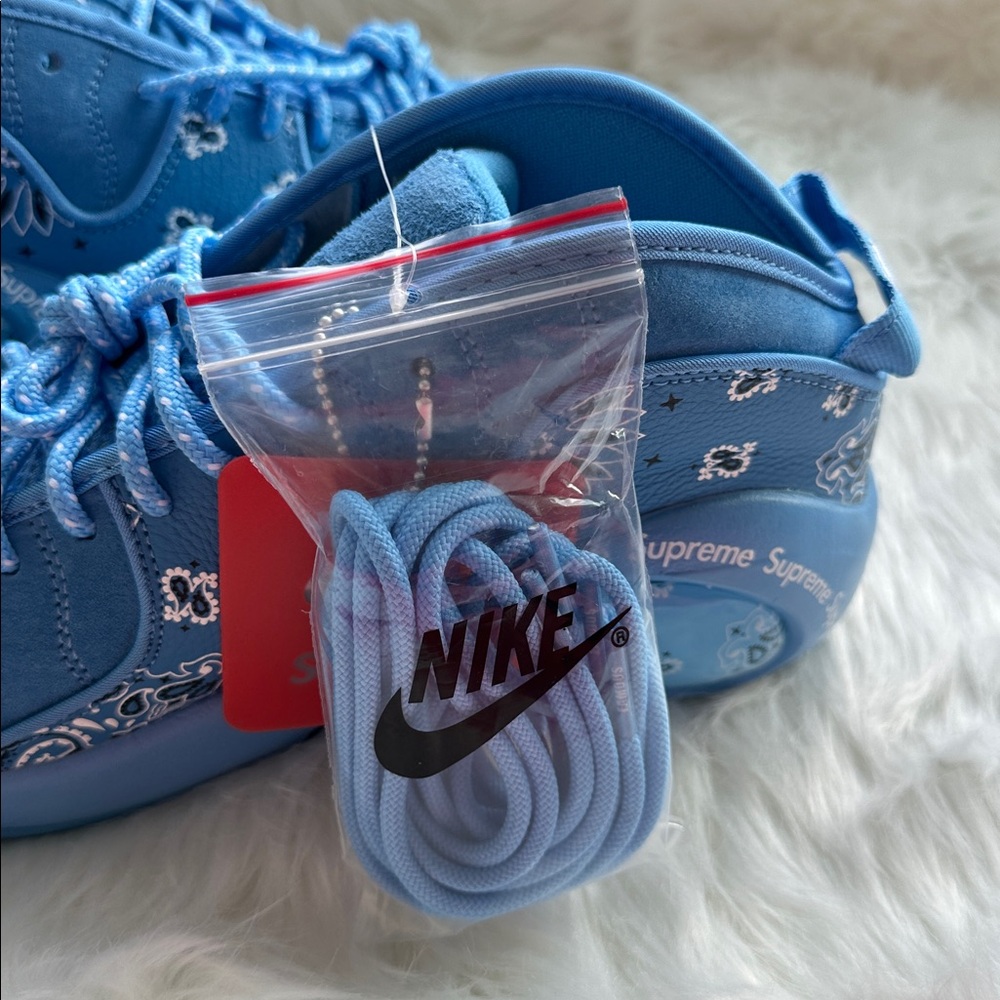 Nike x Supreme Air Zoom Flight 95 SP 'University Blue - Picture 9 of 9